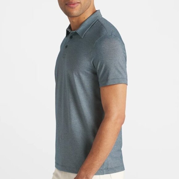 NWT Hawker Rye Crawford Triblend Micro Heather Polo Navy - Size XXL - Picture 4 of 13